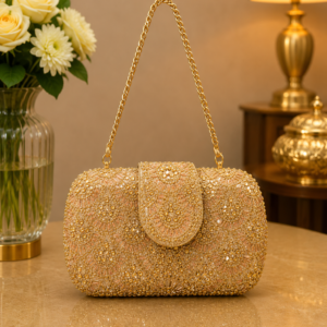Crystal Clutch Golden