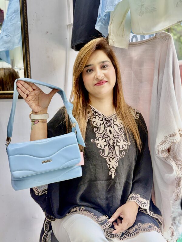 Luxury Sky Blue Shoulder Bag