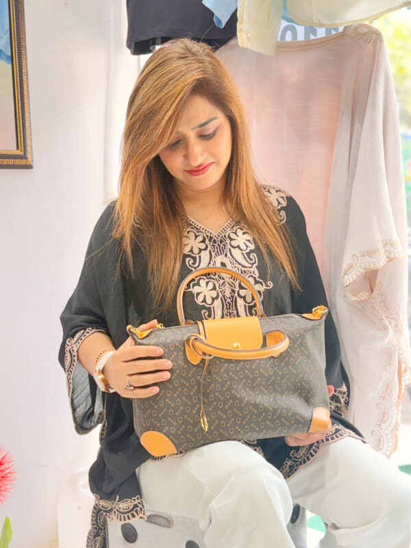 Luxury Signature Monogram Tote Bag