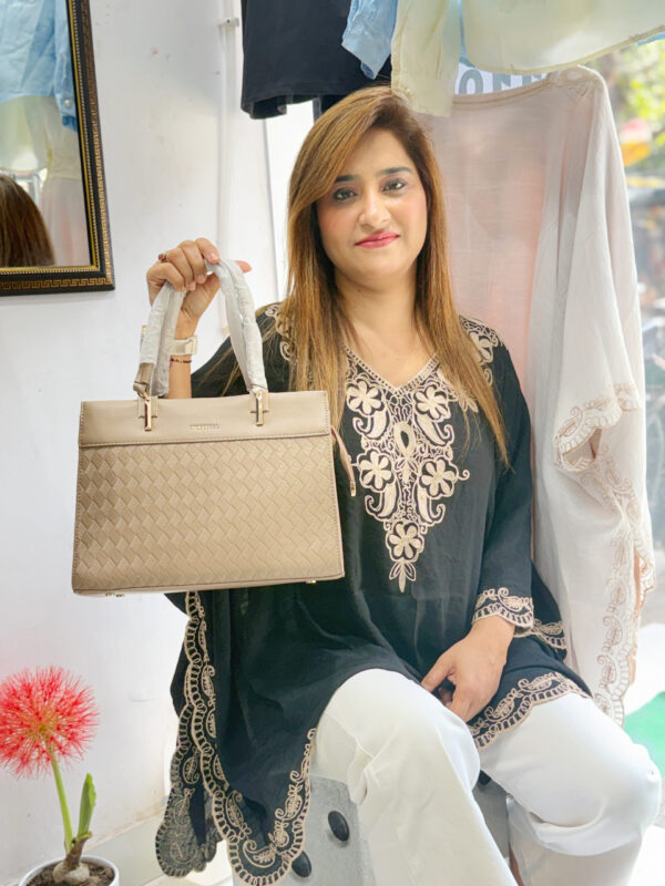 Luxury Quilted Tote Handbag