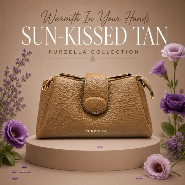 Elegant Classy Handbag for Women – Brown & Blush Pink