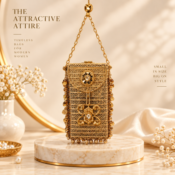 Golden Temple Chain Evening Bag