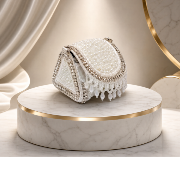 Silver Royale Crystal Mini Bag