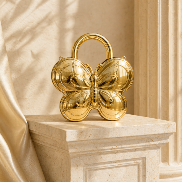 Gold Butterfly Handbag