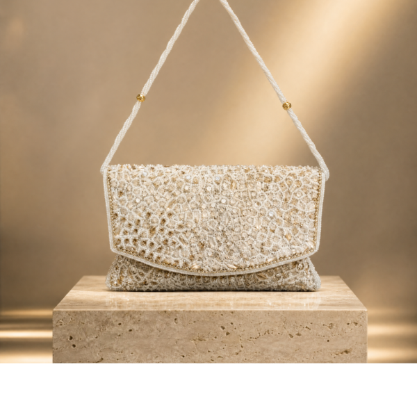 Pearl Cascade Festival Shoulder Bag