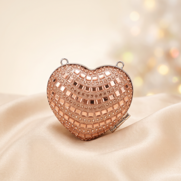 Rose Gold Heart Bag
