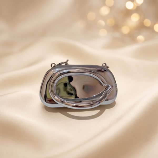 Silver Mini Clutch
