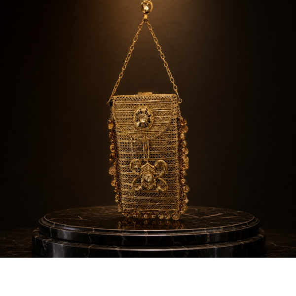 Golden Temple Chain Evening Bag