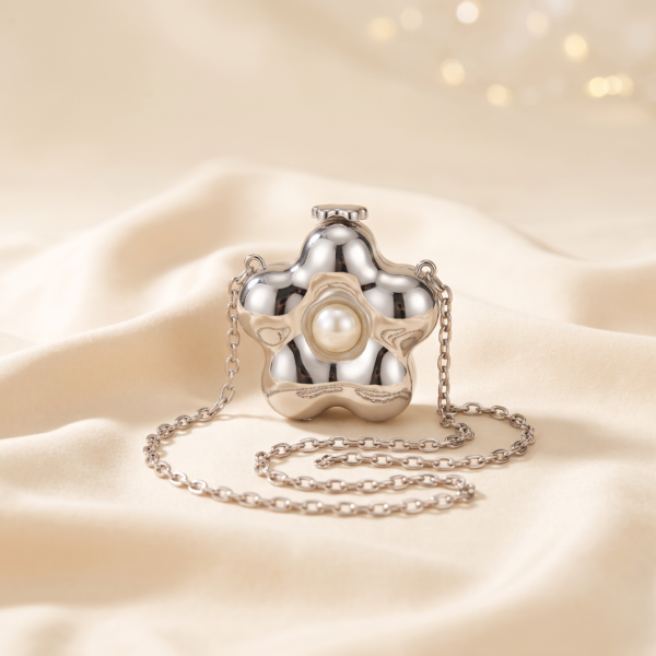 Silver Pearl Bag
