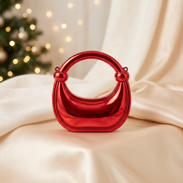 Red Round Bag