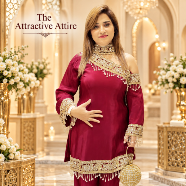 Drop Shoulder Suit - Red, XXL