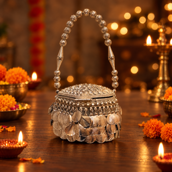 Silver Coin Potli